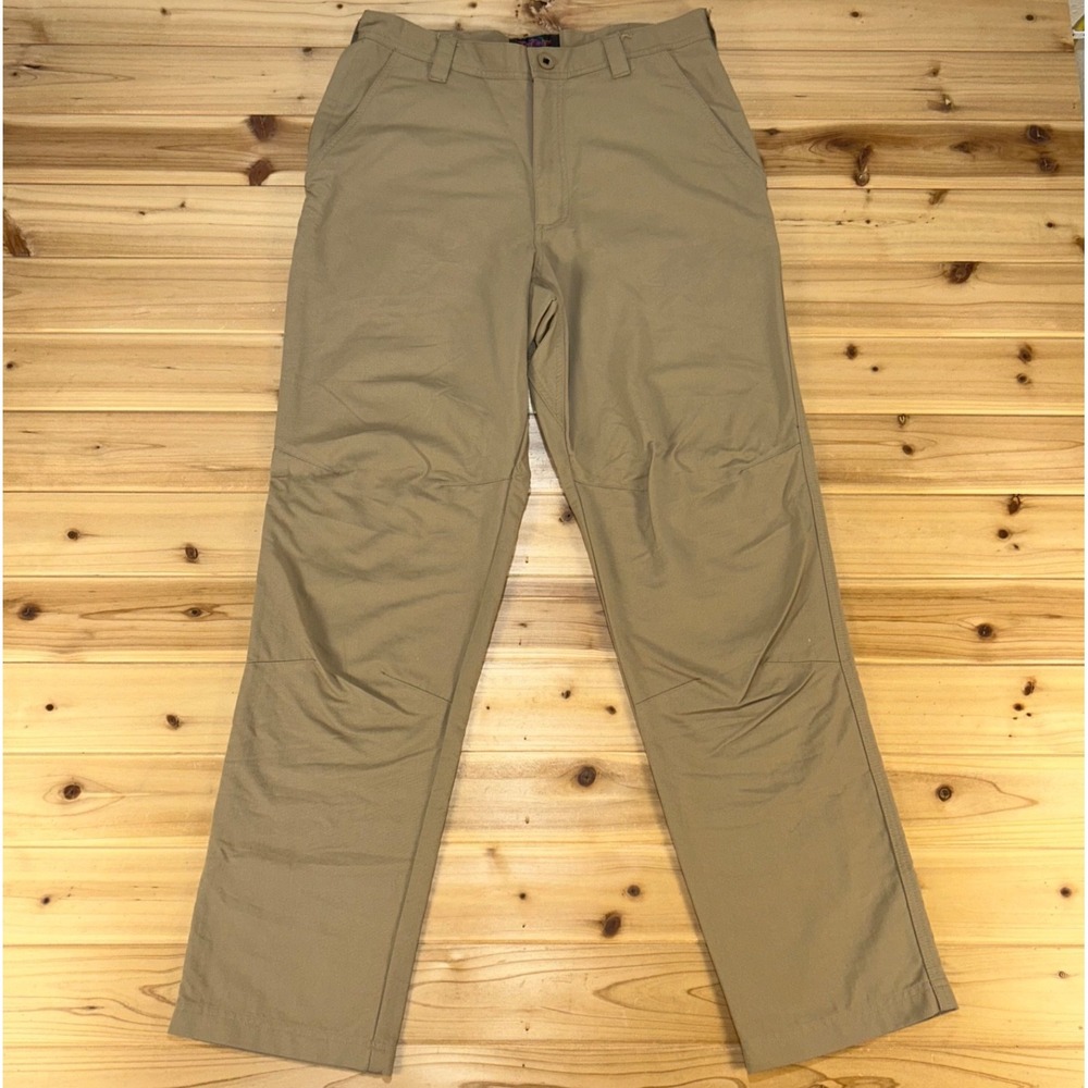 Rail Riders Pants Mens 32 Khaki Straight Leg Nylon Outdoor Hiking Pants